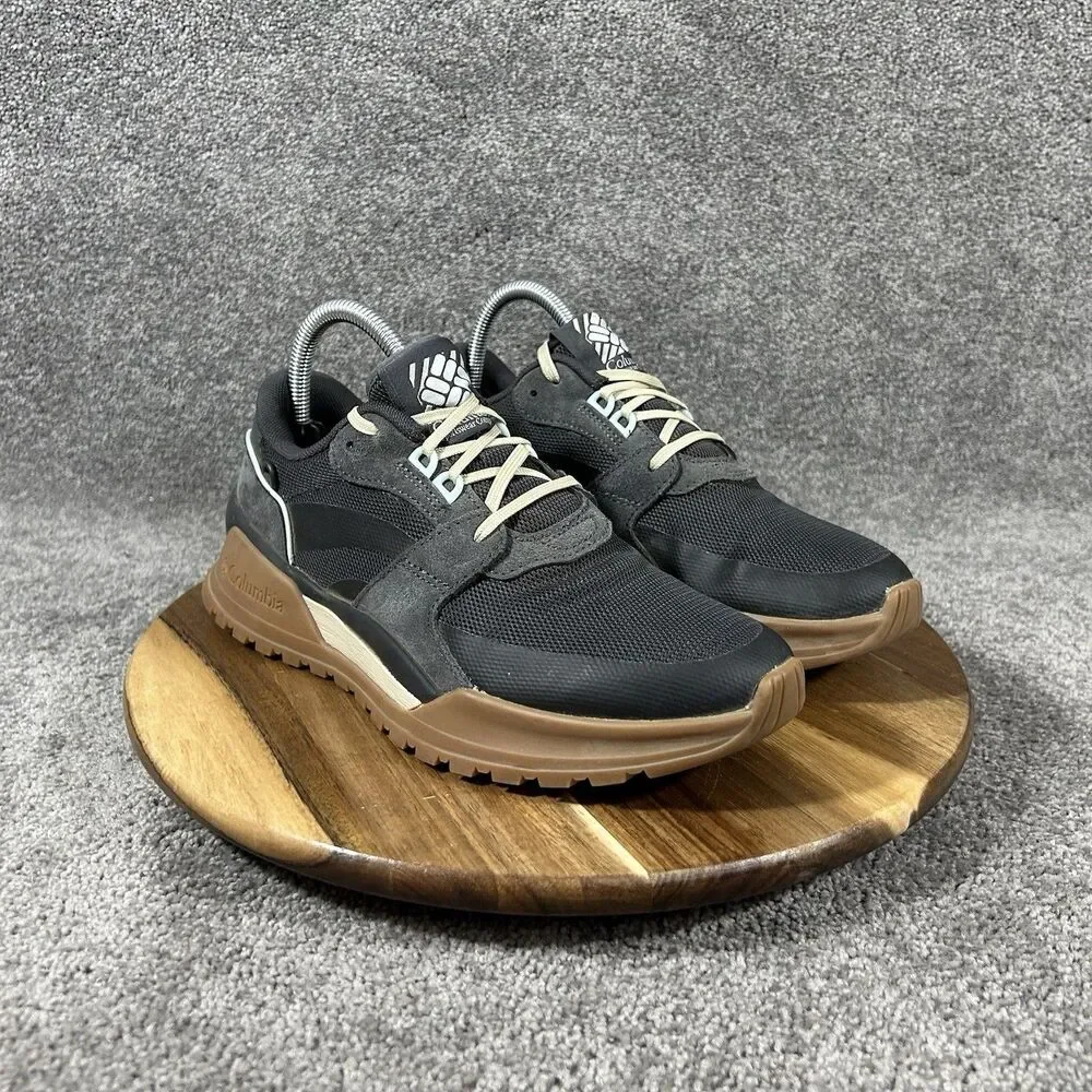 Columbia Wildone Anthem Women’s Size 7.5 Black Gum Trail Hiking Shoes Used